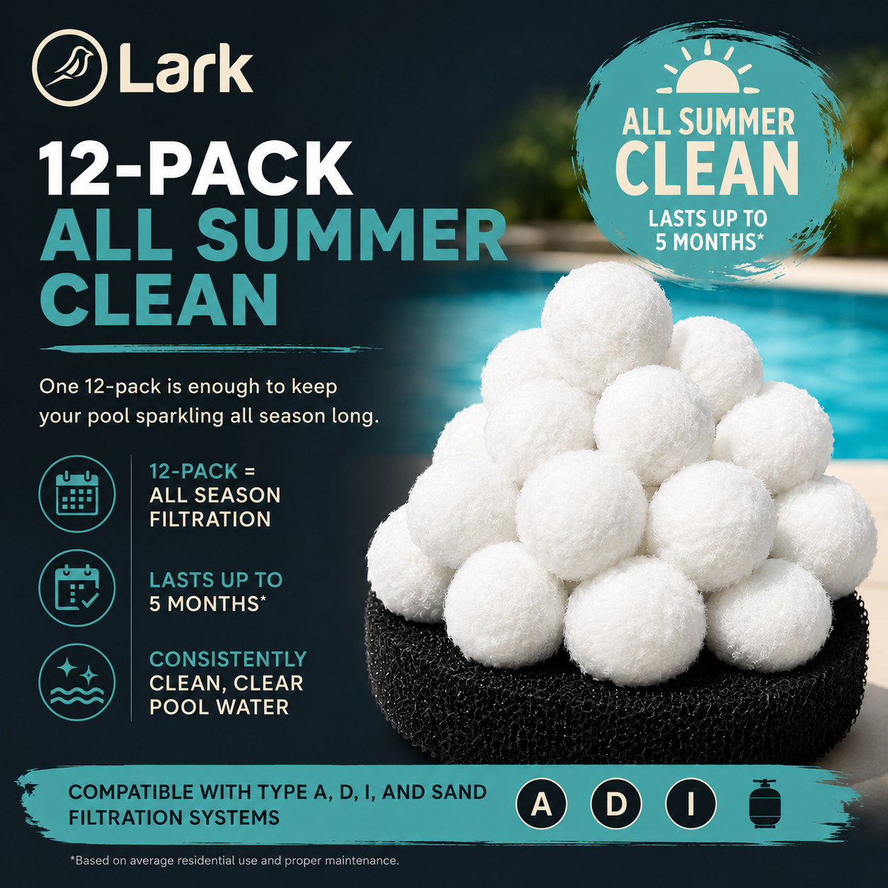 Lark Filter Balls - 12-Pack