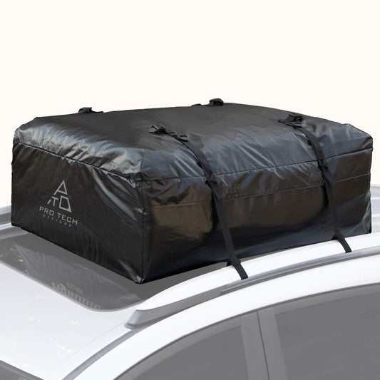 Sprint - 10 Cubic Feet Weatherproof Rooftop Cargo Carrier for Top of Vehicle, Attaches With or Without Roof Rack