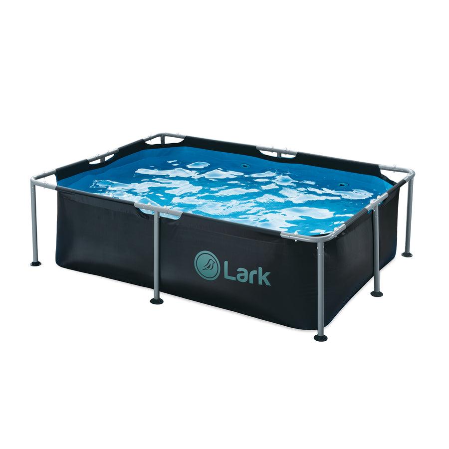 Lark 7' Rectangular Metal Frame Sport Splash Pool